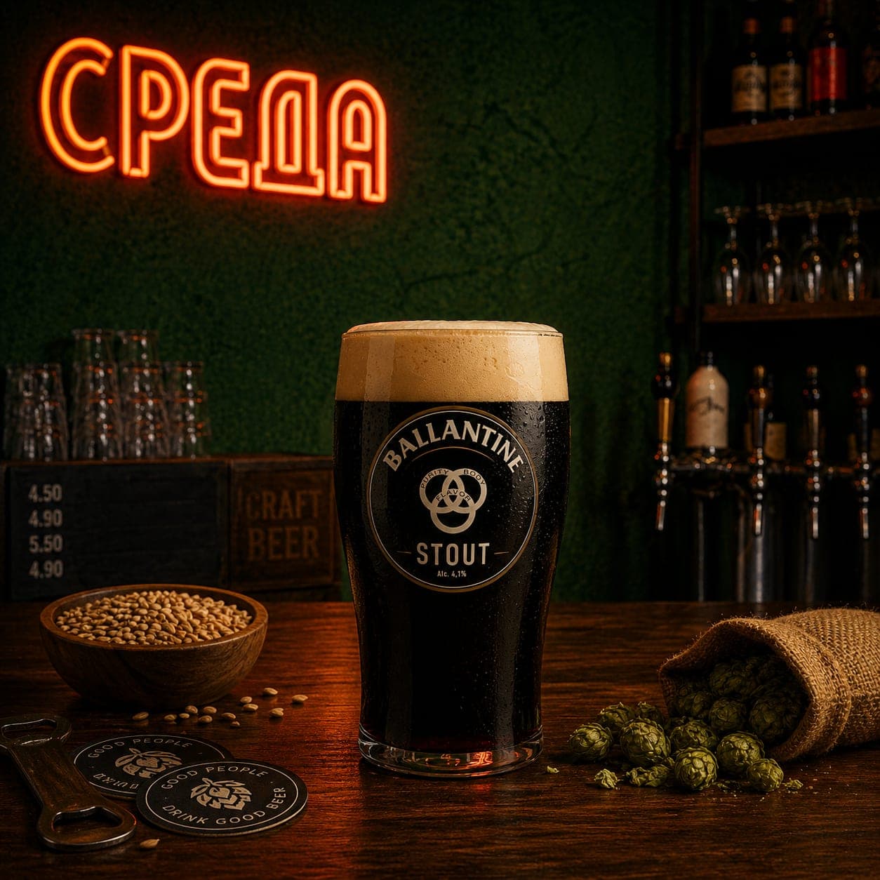 Ballantine Stout 0,5л