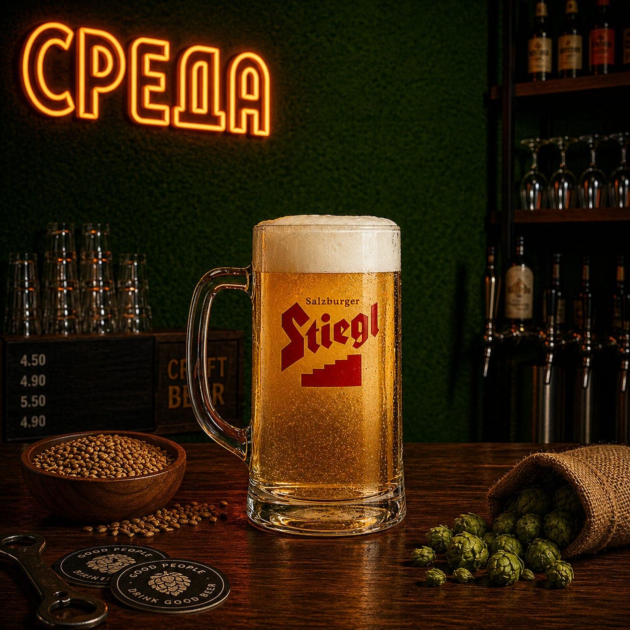 Пиво Stiegl Goldbrau 0,5л